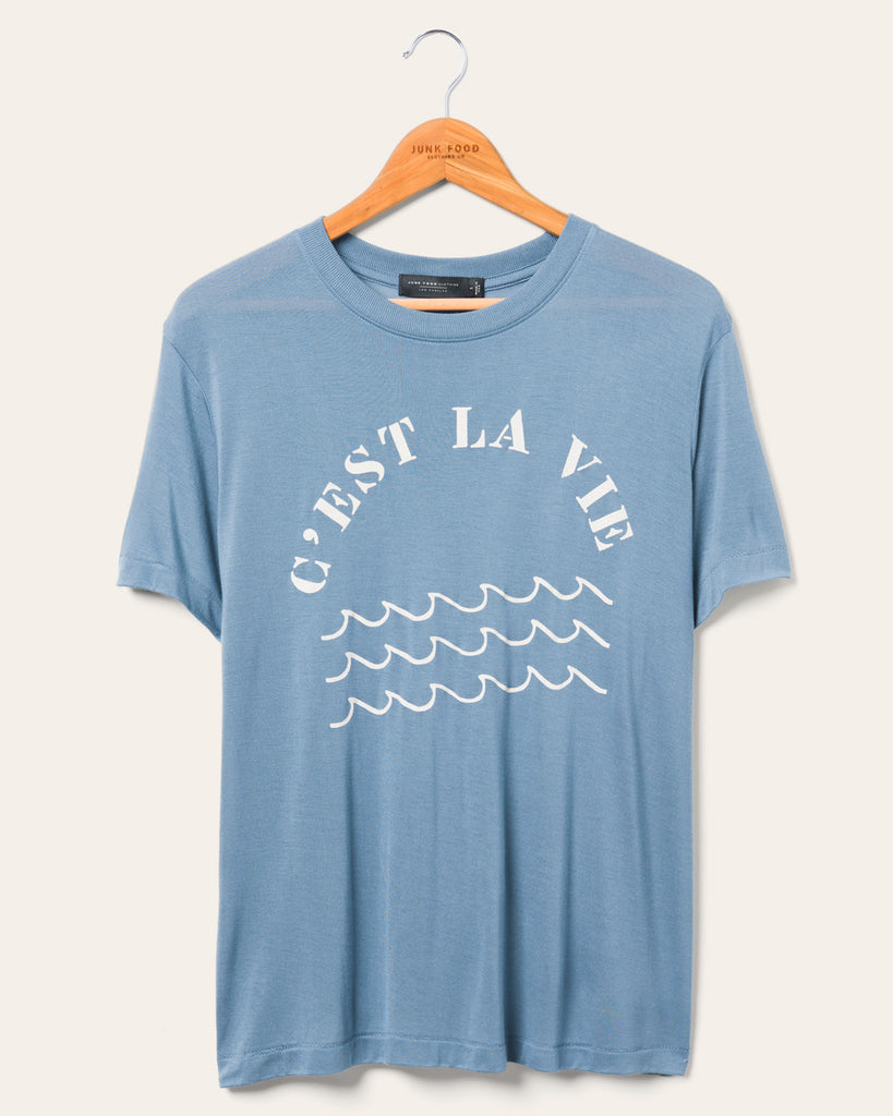 Women's C'est La Vie Vintage Tissue Tee – Junk Food Clothing