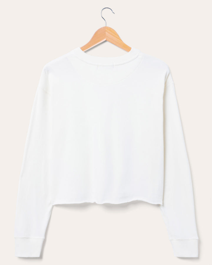 Women's A Hot Mess Cropped Crew Fleece