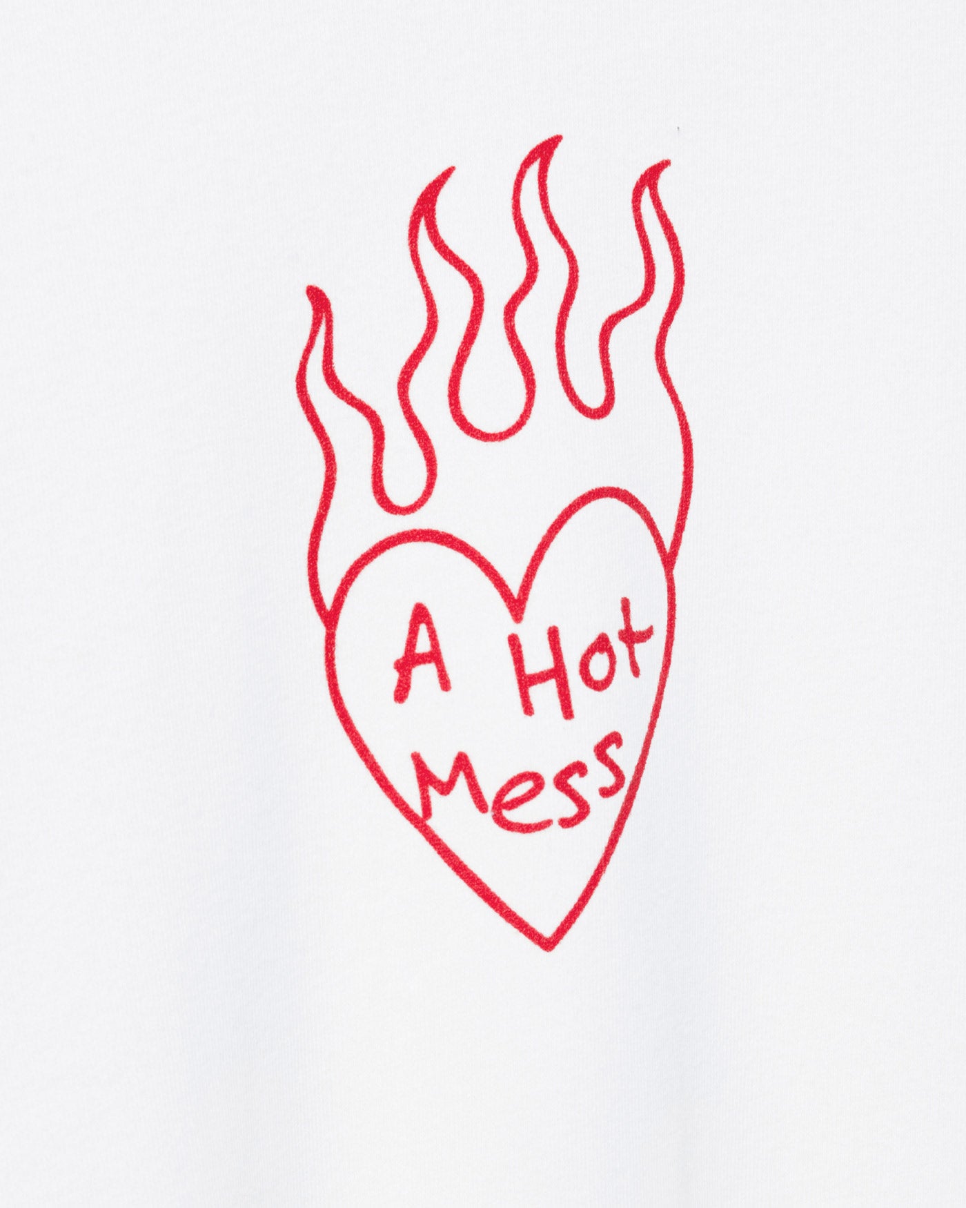 Women's A Hot Mess Cropped Crew Fleece – Junk Food Clothing