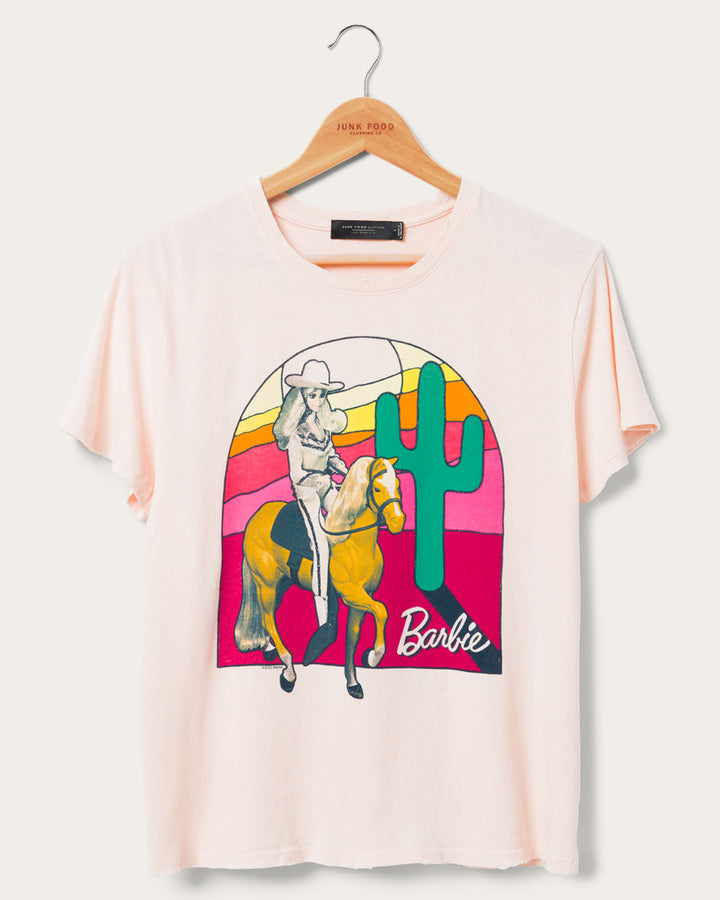 Women's Sunset Barbie Western Vintage Tee