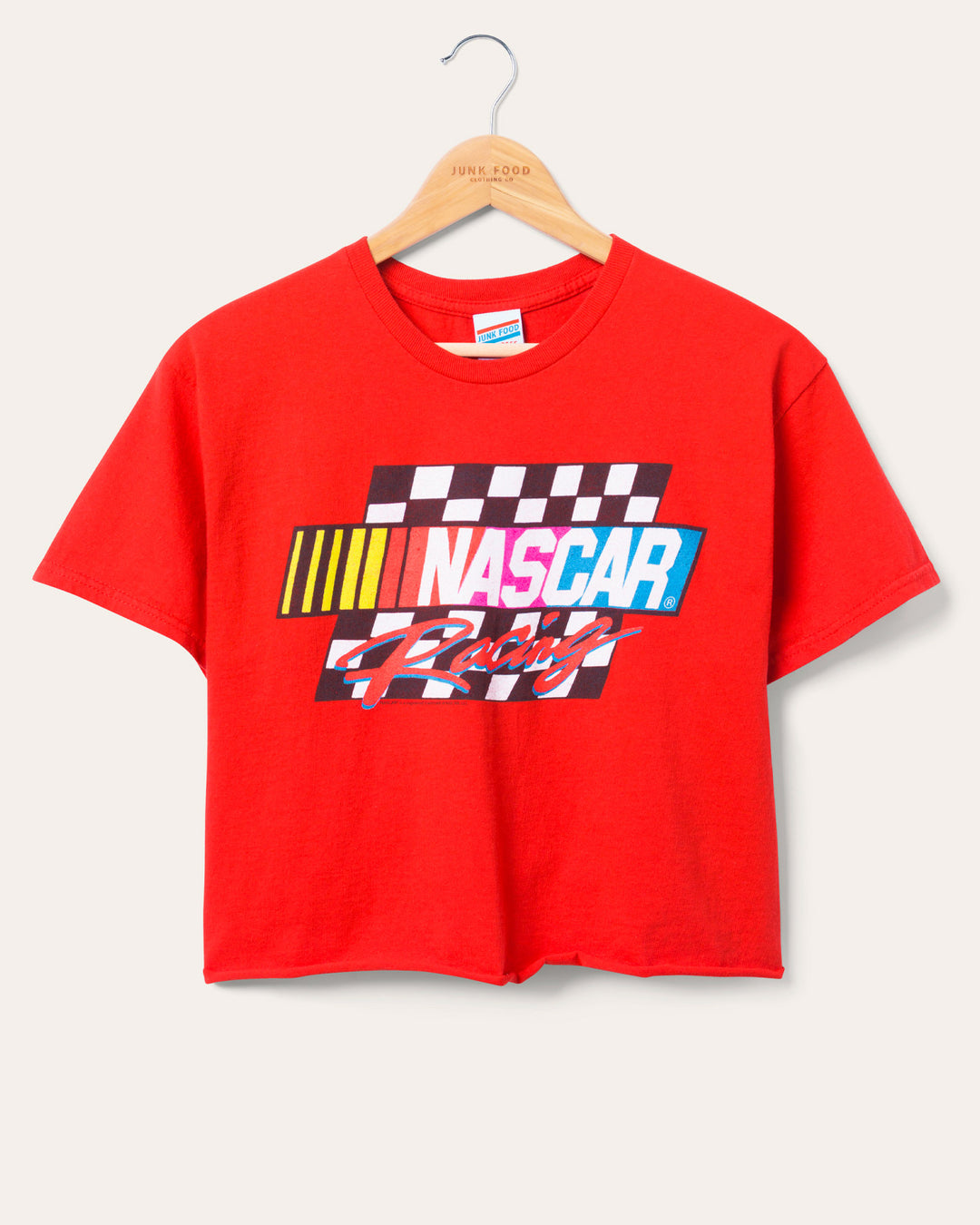 Women's NASCAR Racing Flea Market Crop Tee – Junk Food Clothing