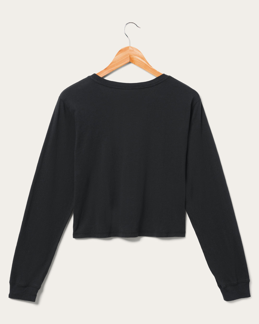 Women's Cincinnati Bengals Mickey Hang on Crop Long Sleeve