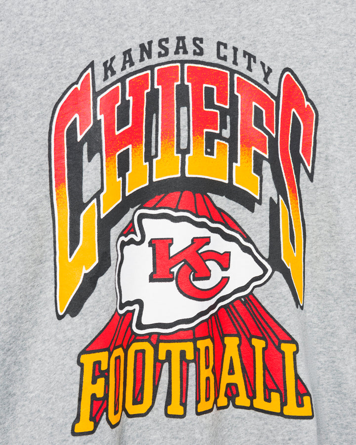 Women's Kansas City Chiefs Block Crop Hoodie