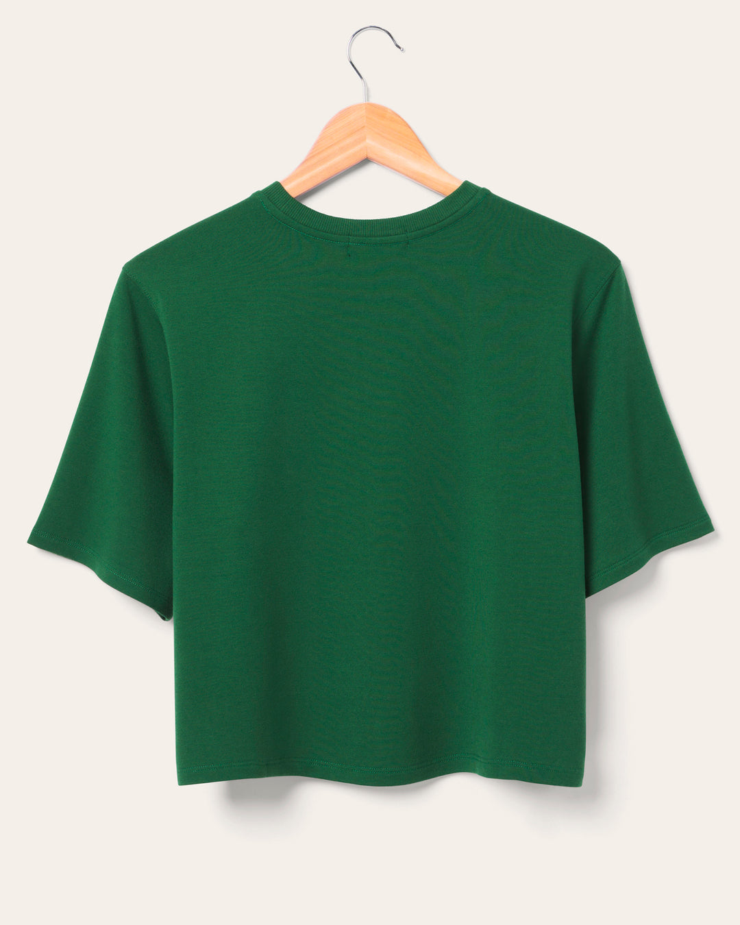 Women's Green Bay Packers Color Block Crop Tee