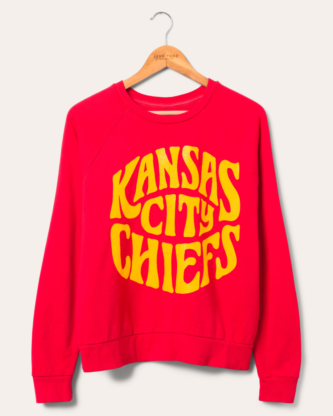 Women's Kansas City Chiefs Vintage Raglan Pullover