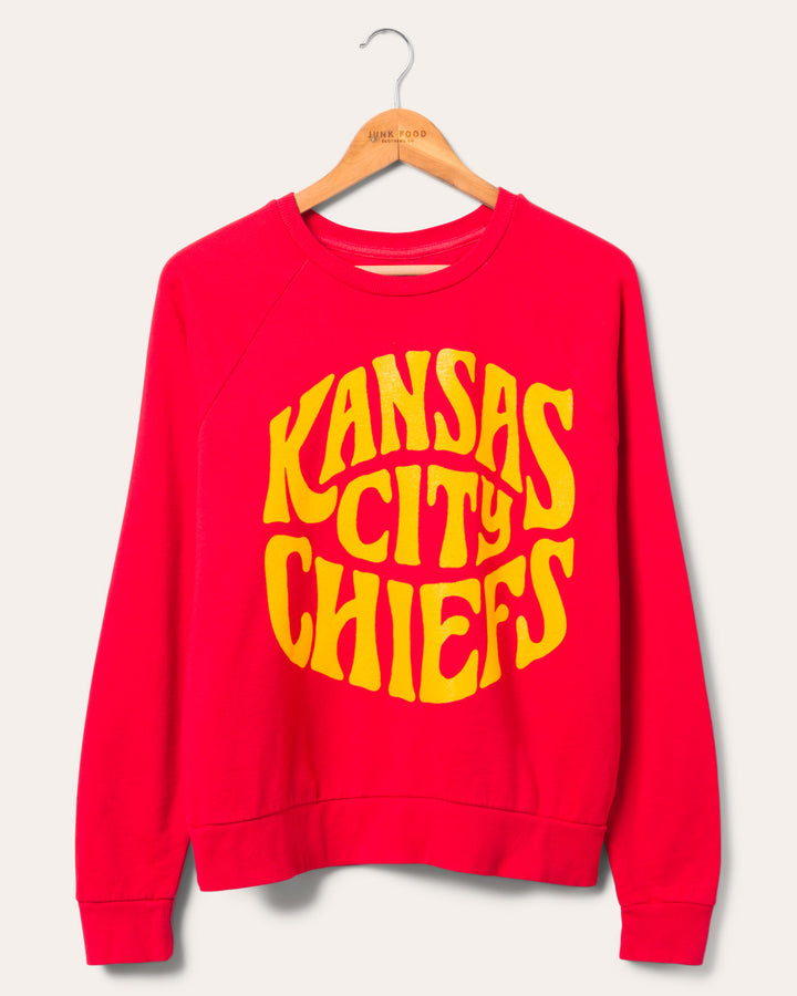 Women's Kansas City Chiefs Vintage Raglan Pullover