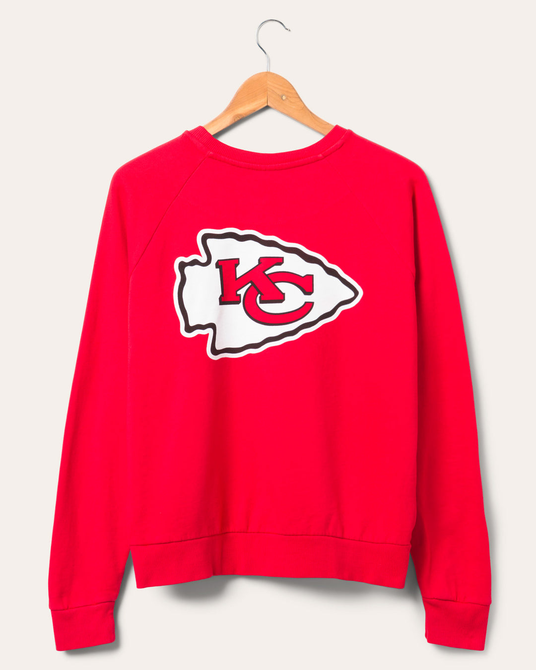 Women's Kansas City Chiefs Vintage Raglan Pullover