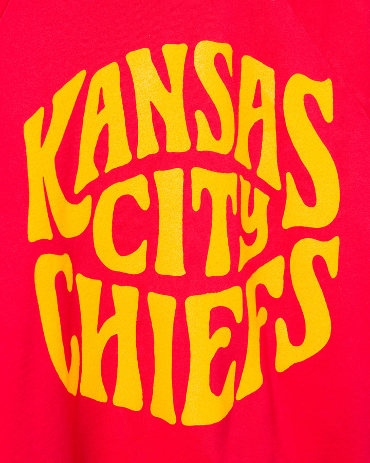 Women's Kansas City Chiefs Vintage Raglan Pullover