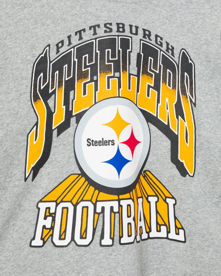 Women's Pittsburgh Steelers Block Crop Hoodie