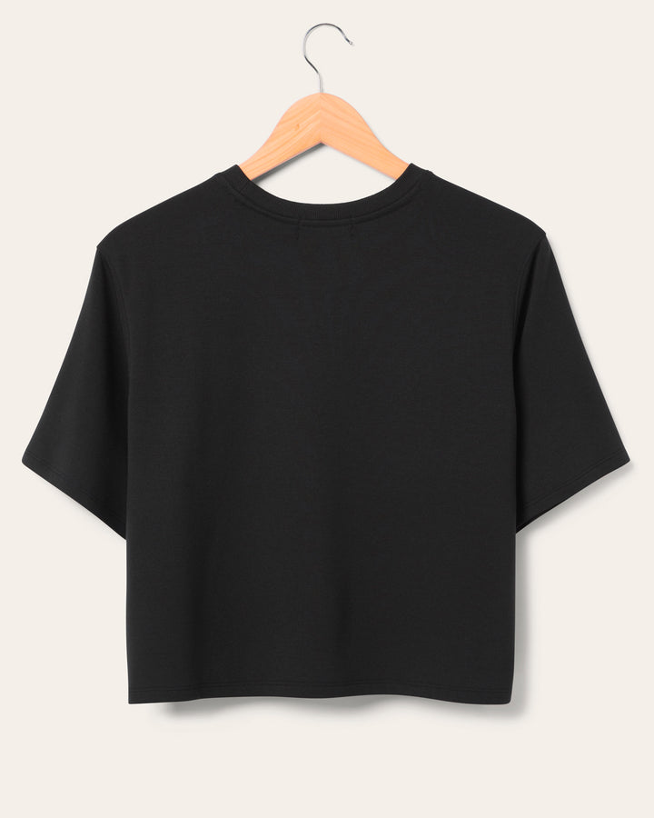 Women's Pittsburgh Steelers Color Block Crop Tee