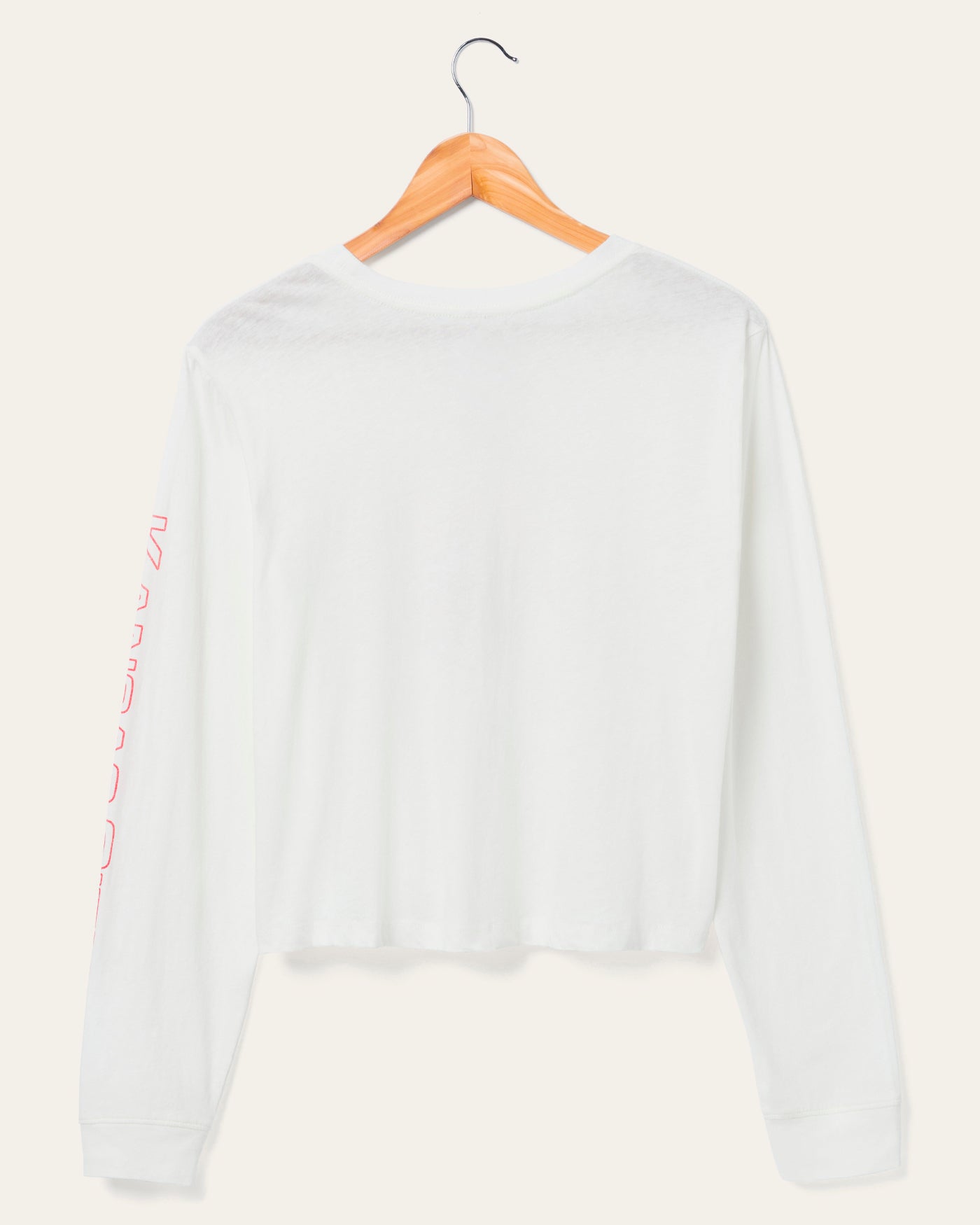 Women's Kansas City Chiefs Touchdown Long Sleeve Cropped Tee