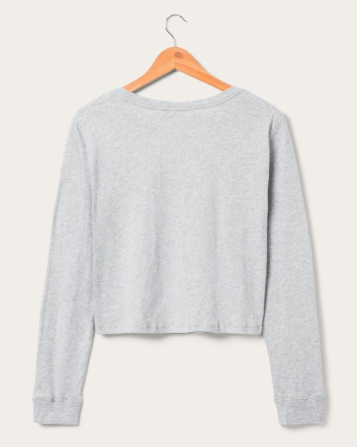 Women's Philadelphia Eagles Field Goal Long Sleeve Crop