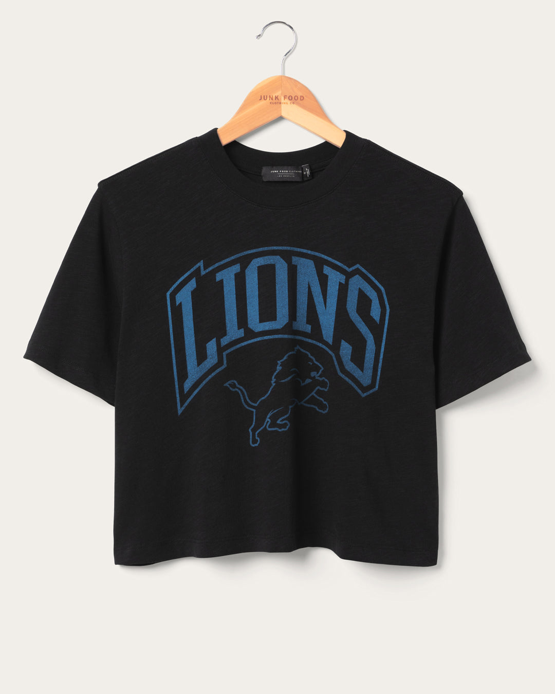Women's Detroit Lions Blitz Mock Neck Crop