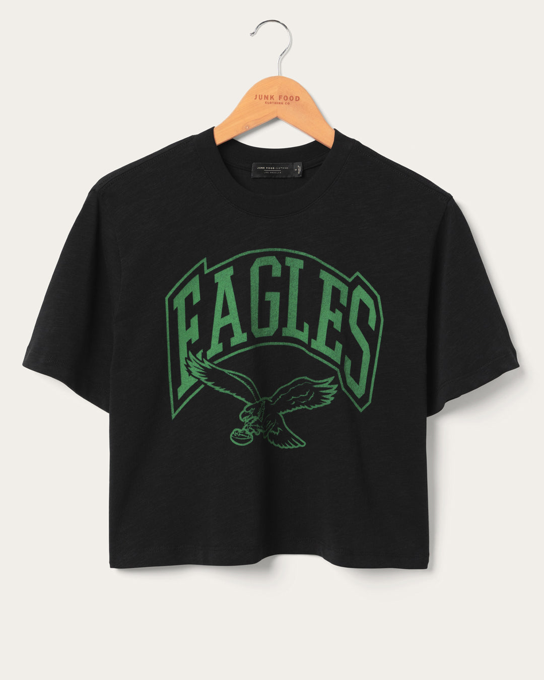 Women's Philadelphia Eagles Blitz Mock Neck Crop Tee – Junk Food