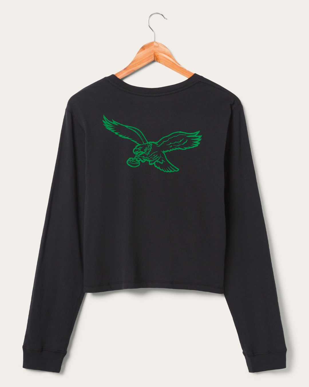 Women's Philadelphia Eagles Timeout Long Sleeve Crop