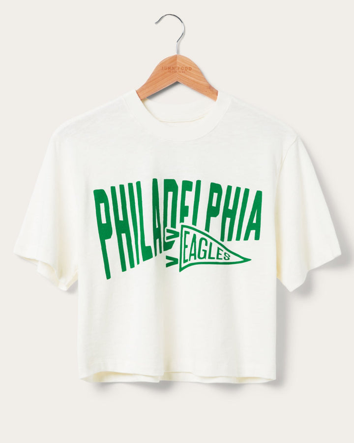Women's Philadelphia Eagles Dual Threat Mock Neck Crop
