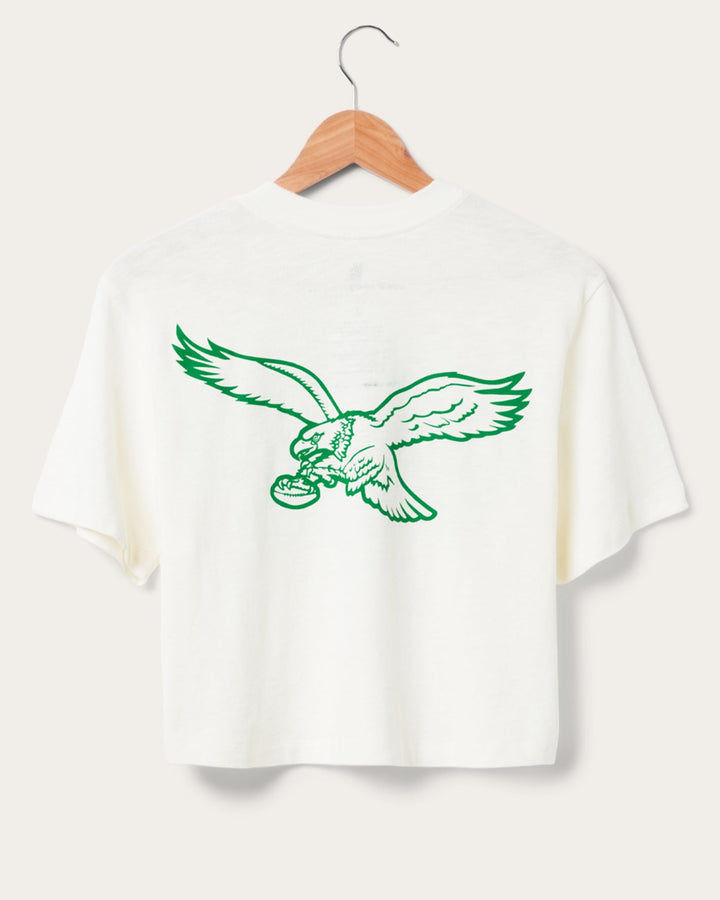 Women's Philadelphia Eagles Dual Threat Mock Neck Crop