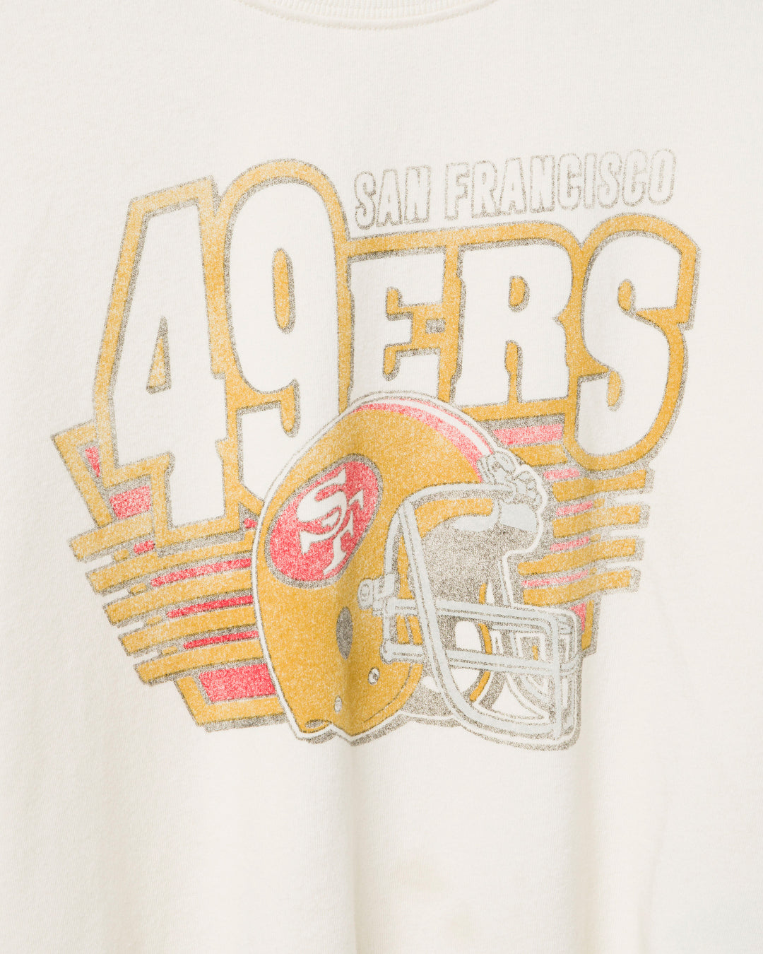 Women's 49ers Kickoff Crop Crew Fleece