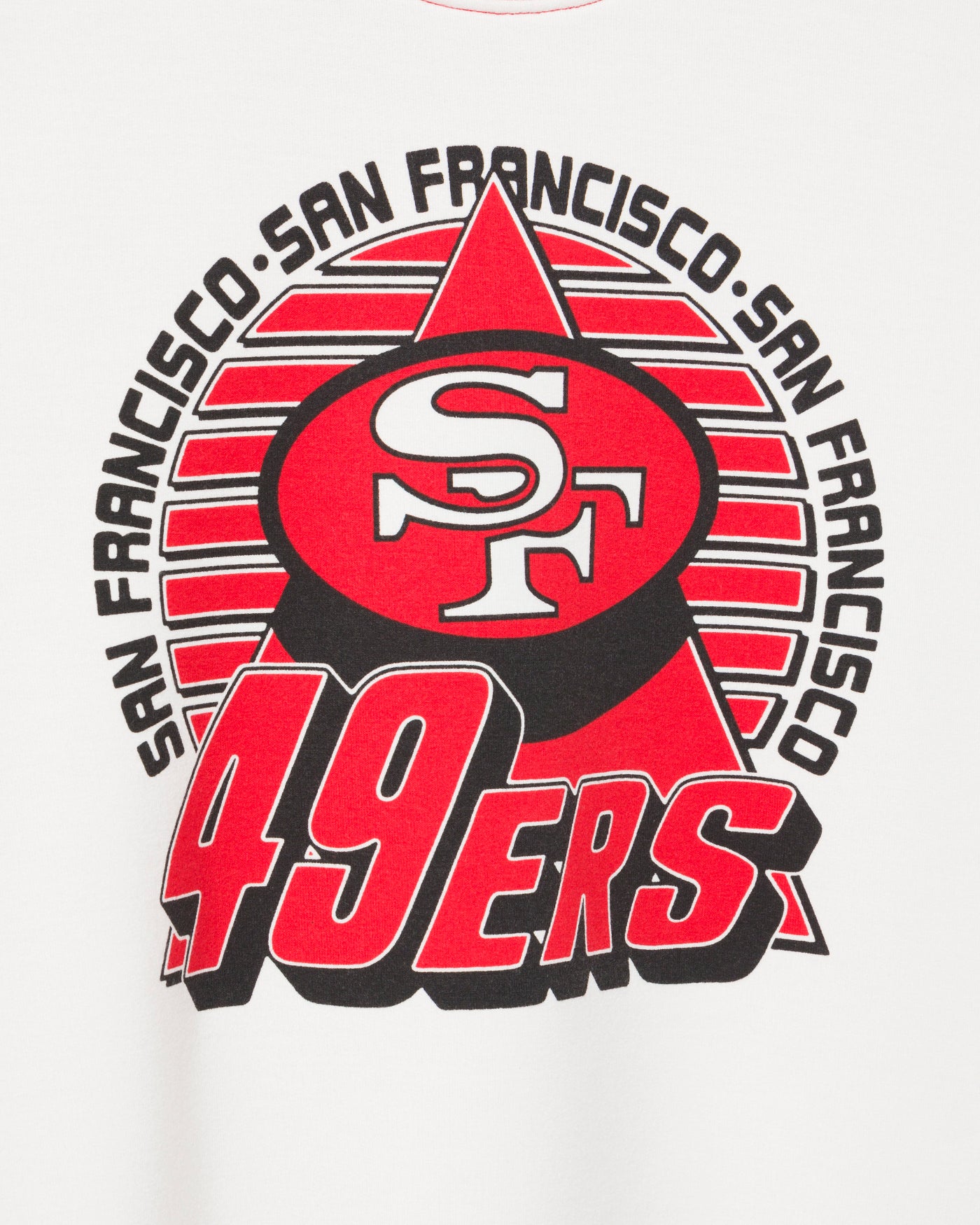90s USA製 Fruit of the Loom サンフランシスコ49ers 送料無料』90s サンフランシスコ49ers USA製 チームロゴTシャツ