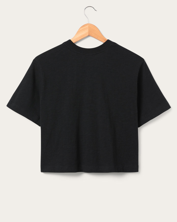 Women's Minnesota Vikings Blitz Mock Neck Crop Tee