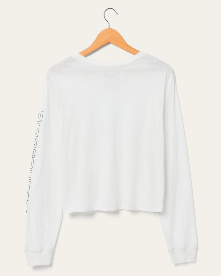 Women's Pittsburgh Steelers Touchdown Long Sleeve Crop Tee