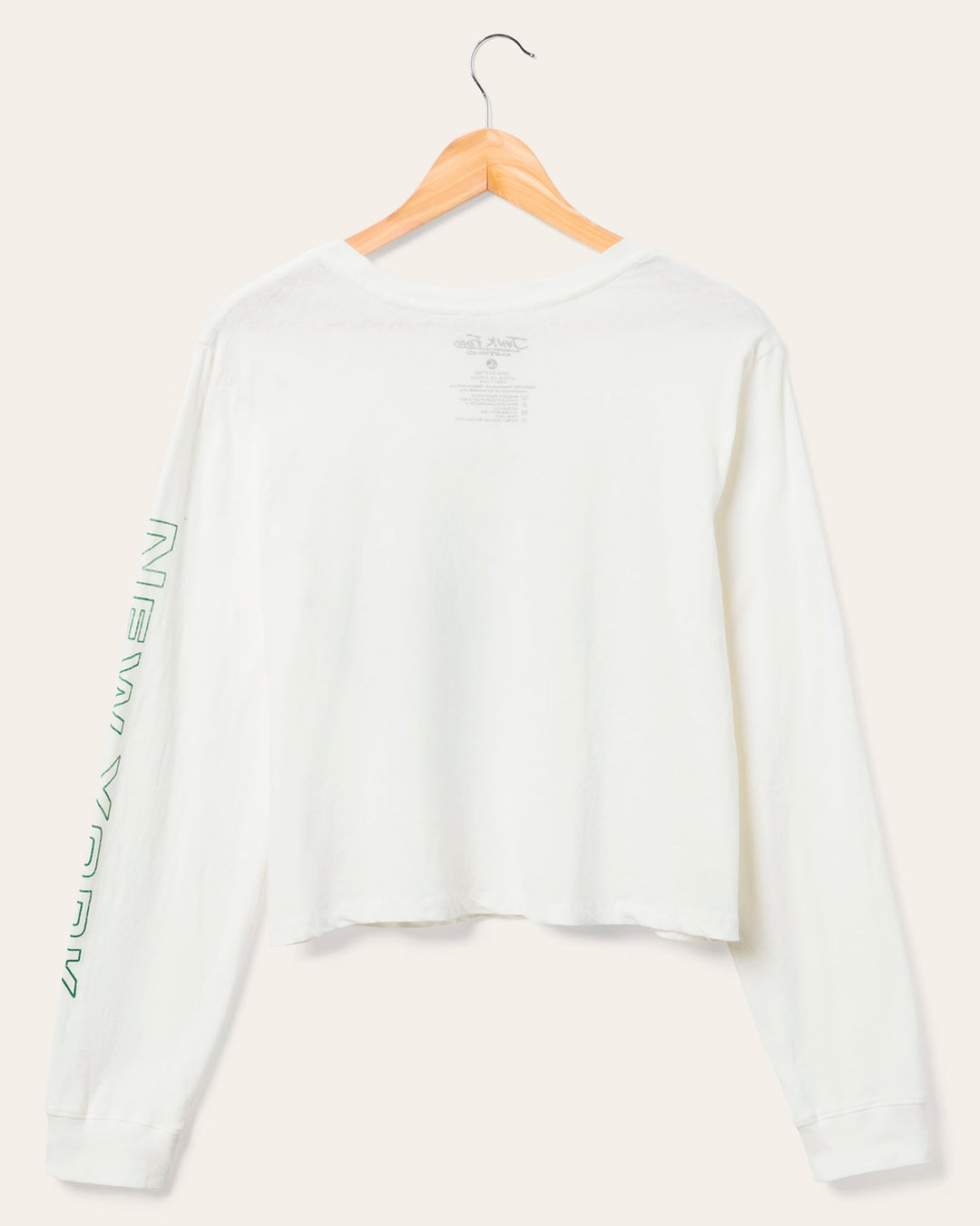 Women's New York Jets Touchdown Long Sleeve Crop Tee