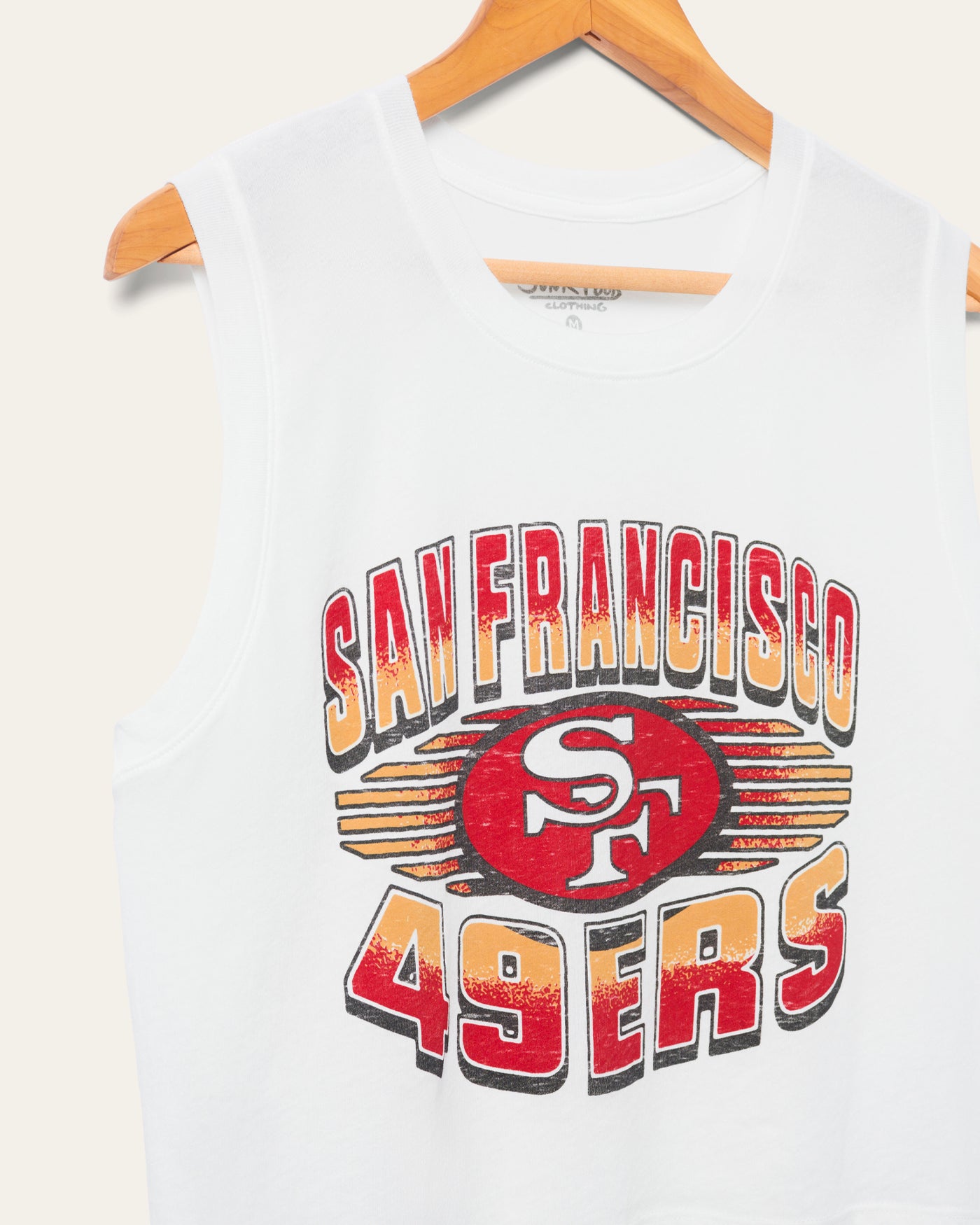 Women's San Francisco 49ers Tank | White | Size XS