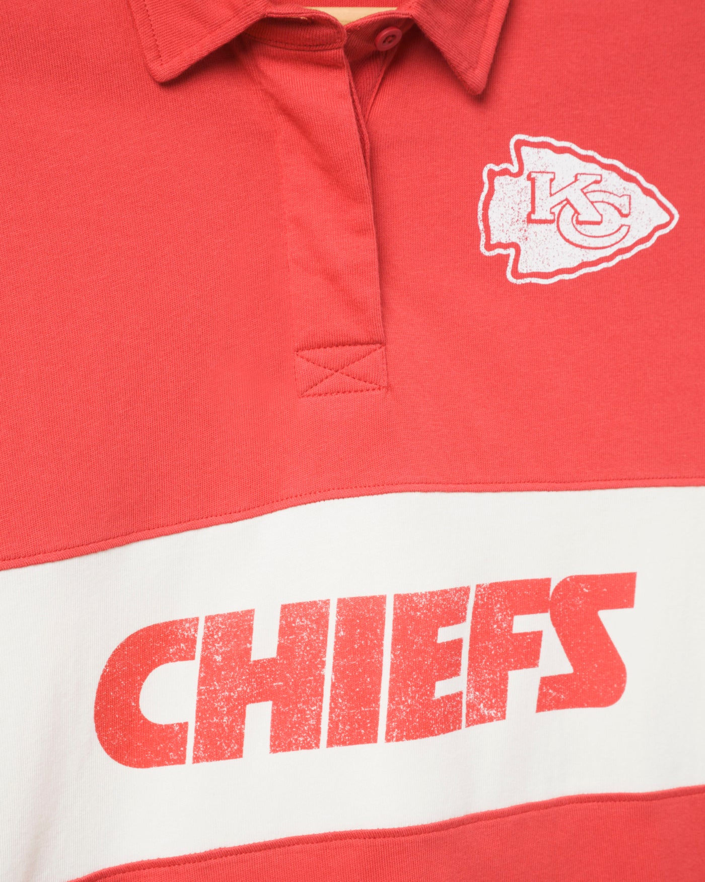 Women's Kansas City Chiefs Rugby Long Sleeve – Junk Food Clothing