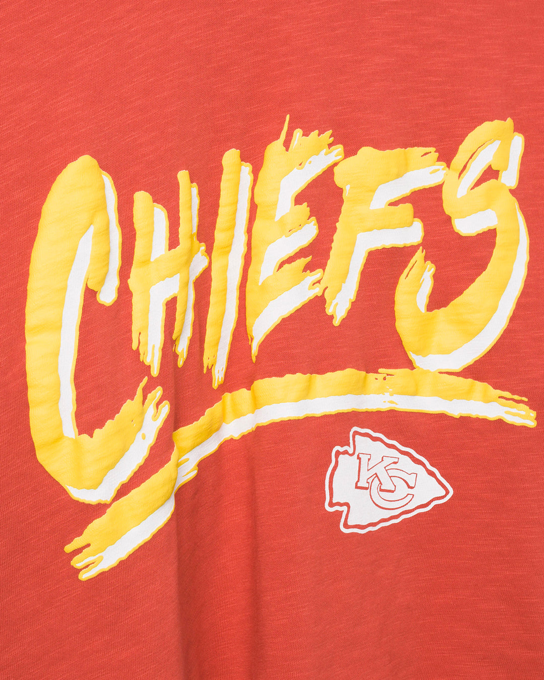 Women's Kansas City Chiefs Thrill Mock Neck Crop Tee