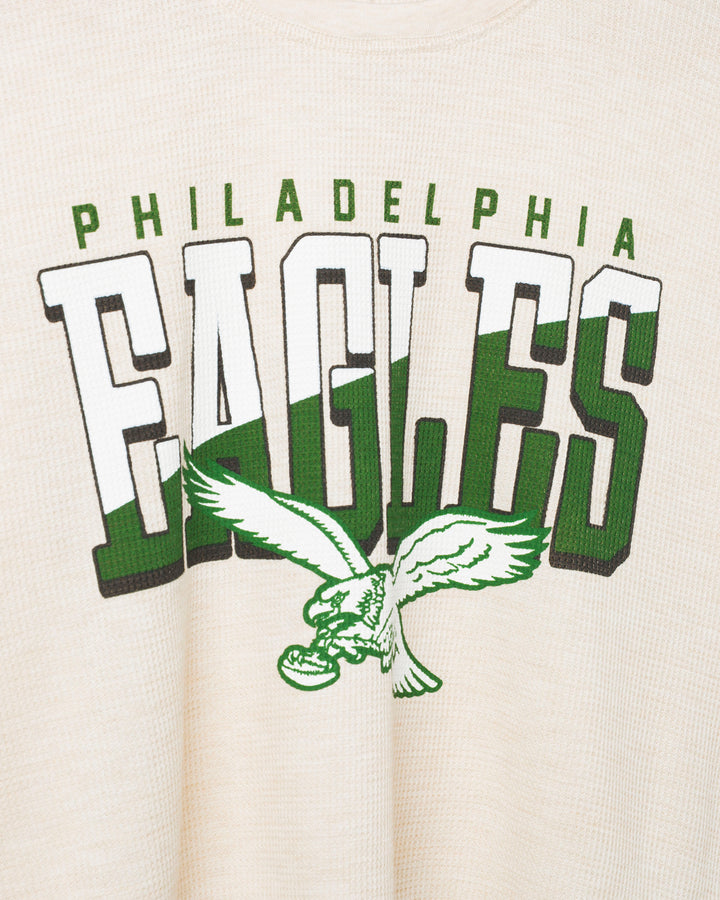 Women's Philadelphia Eagles Slant Crop Thermal