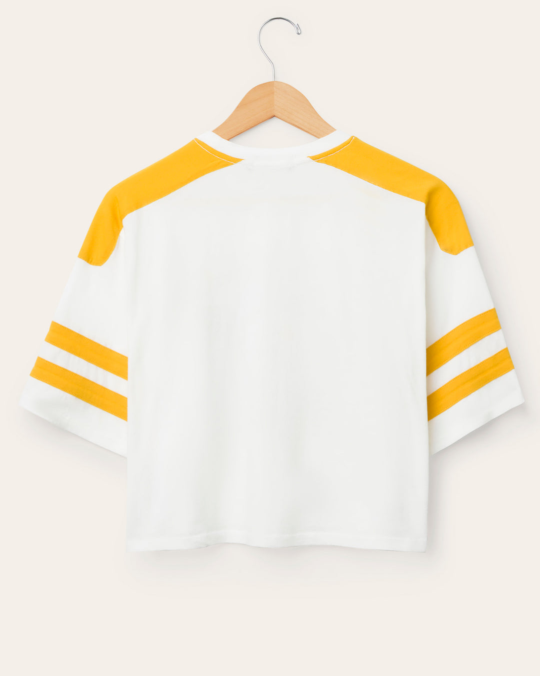 Women's Pittsburgh Steelers Striped Crop Tee