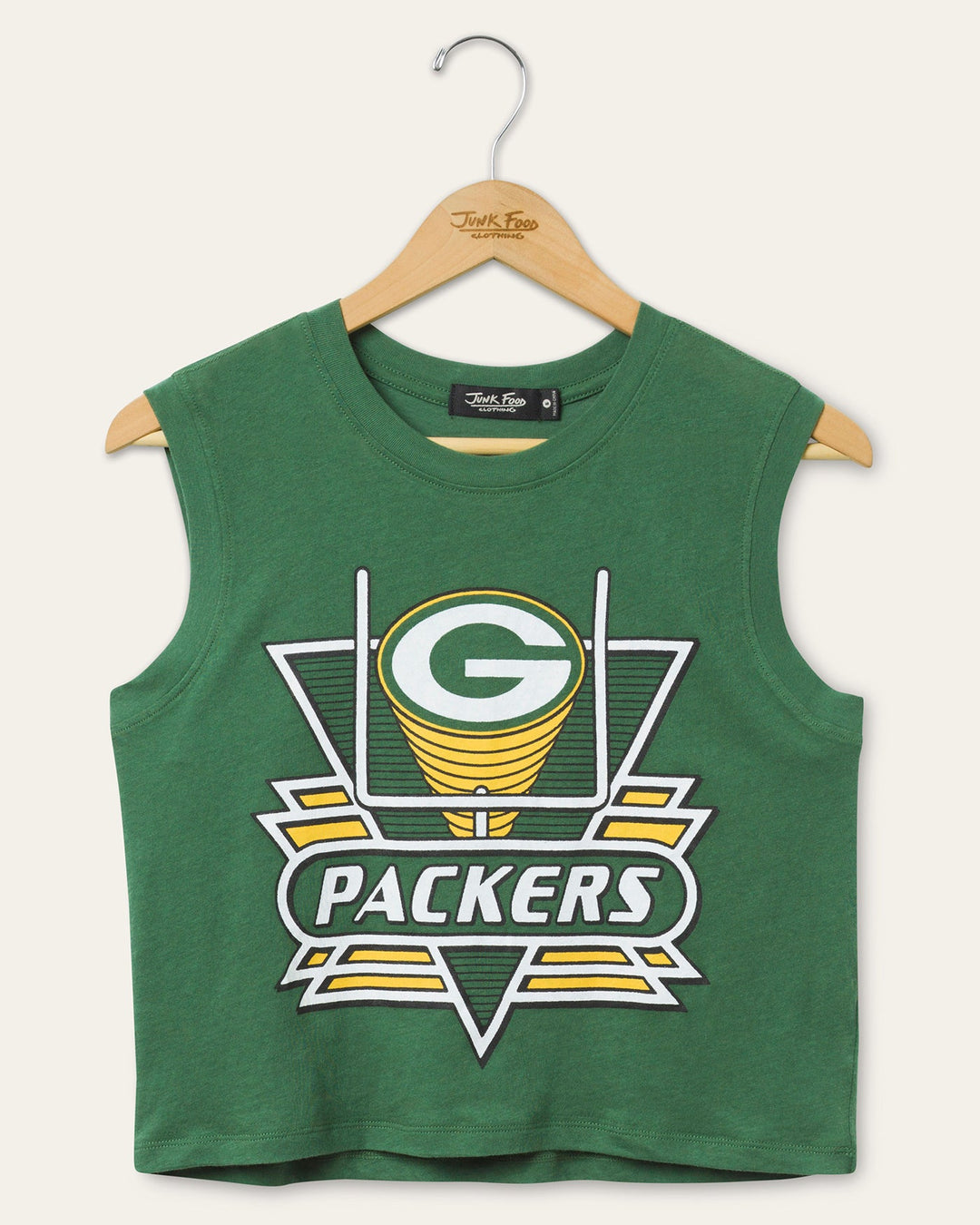 green bay packers women's dress Women's Green Bay Packers Field Goal Tank | Hunter | Size XL