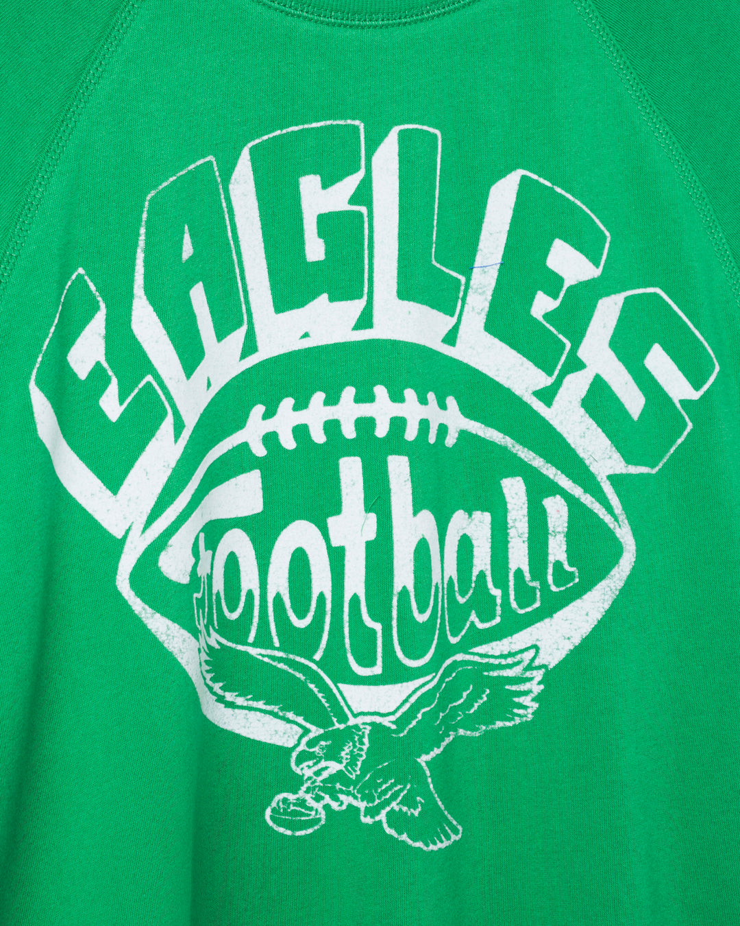 Women's Philadelphia Eagles Football Raglan Crew Fleece