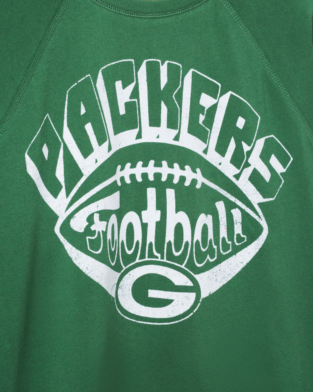 Women's Green Bay Packers Football Raglan Crew Fleece