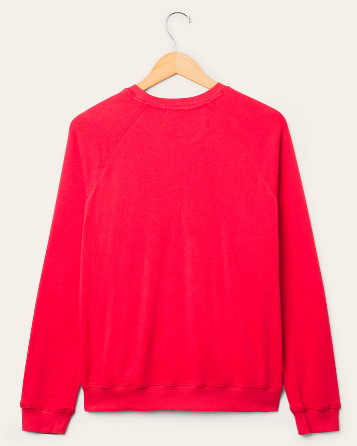 Women's San Francisco 49ers Football Raglan Crew Fleece