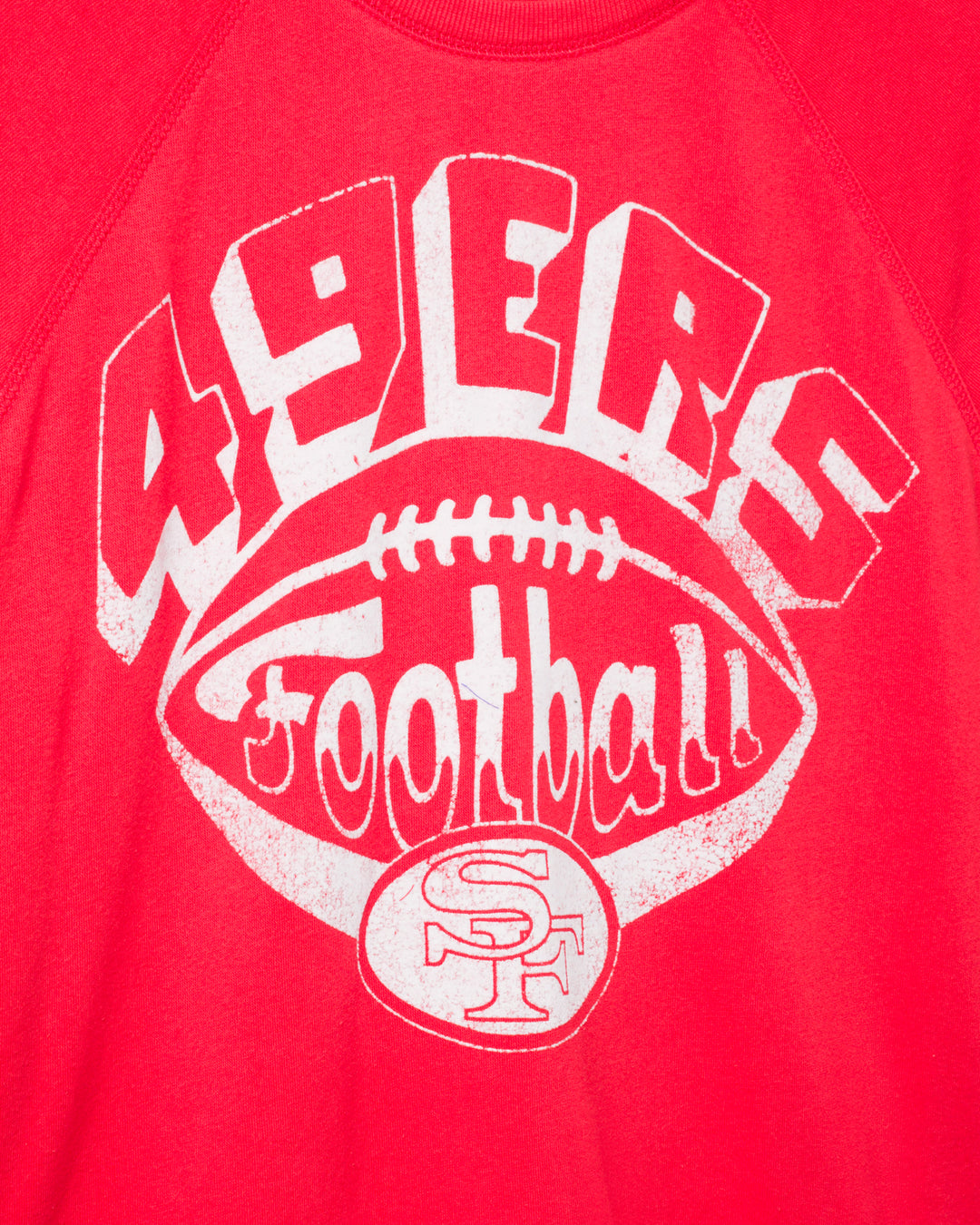 Women's San Francisco 49ers Football Raglan Crew Fleece