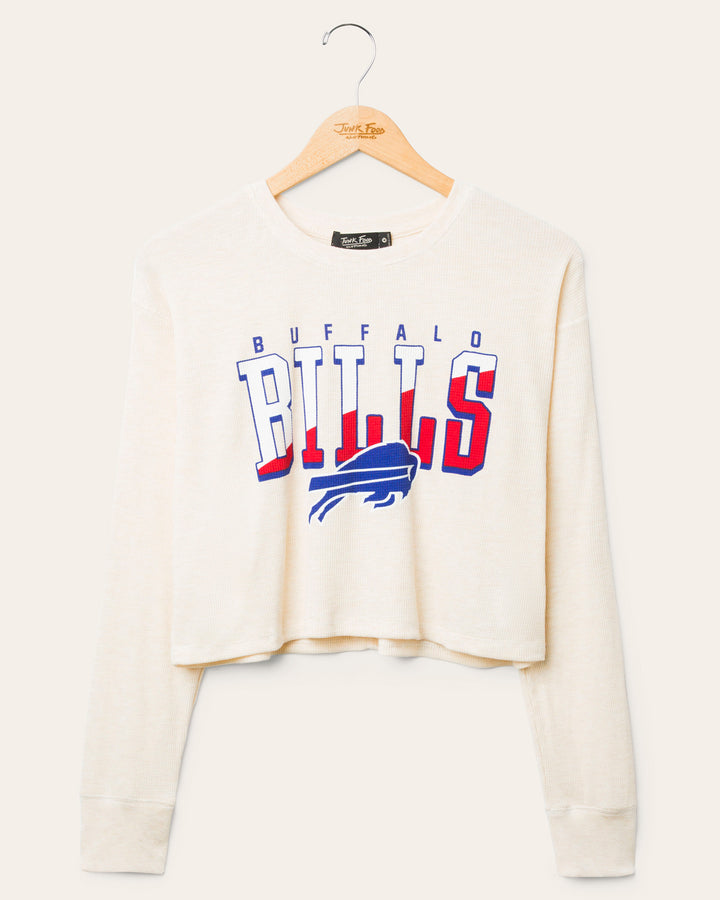 Women's Buffalo Bills Slant Crop Thermal
