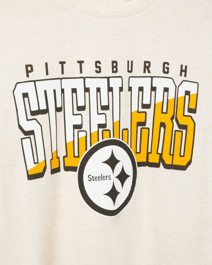 Women&#39;s Pittsburgh Steelers Slant Crop Thermal