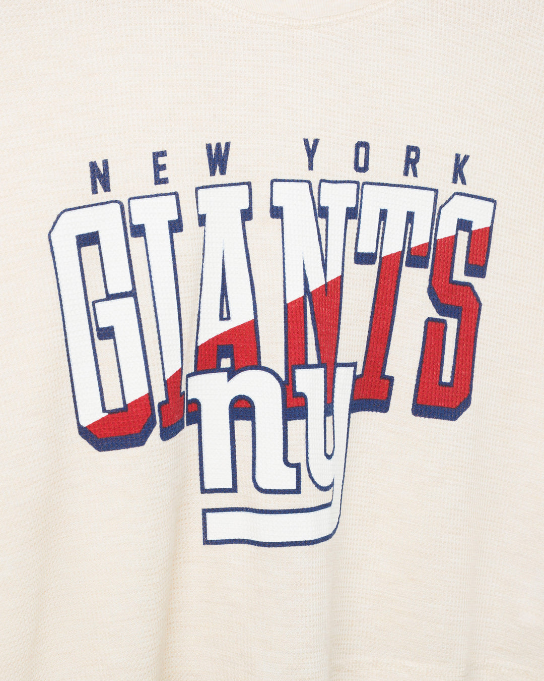 Women's New York Giants Slant Crop Thermal