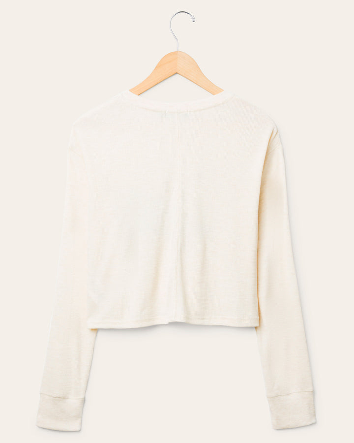 Women's Detroit Lions Slant Crop Thermal