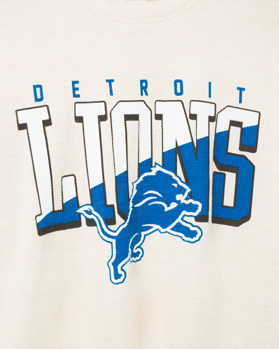 Women's Detroit Lions Slant Crop Thermal
