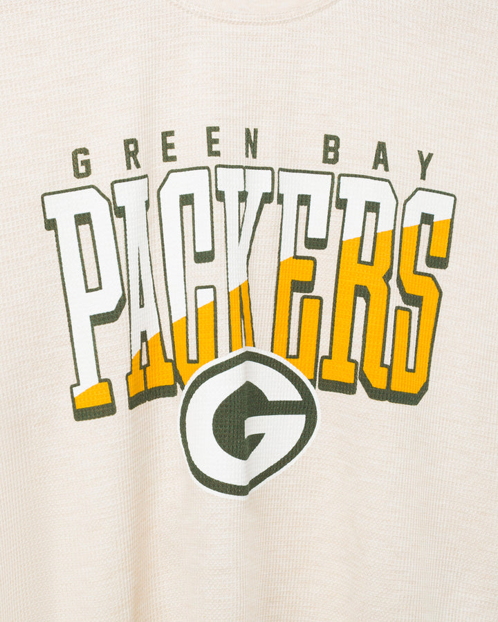 Women&#39;s Green Bay Packers Slant Crop Thermal