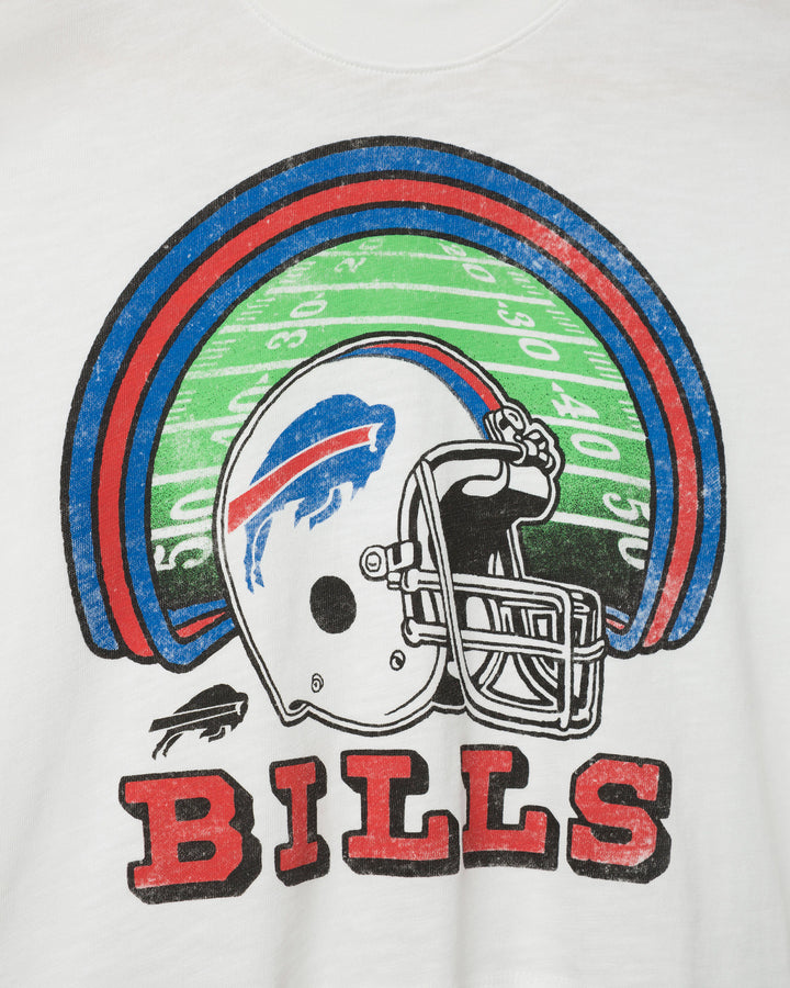Women's Buffalo Bills Game Time Mock Neck Crop Tee