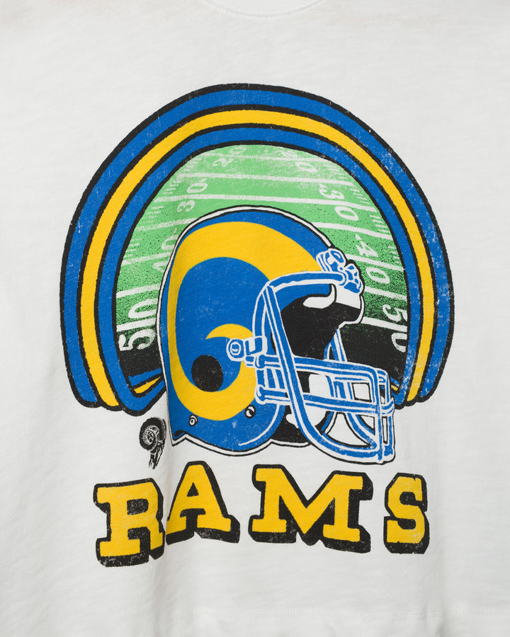 Women's Los Angeles Rams Game Time Mock Neck Crop Tee