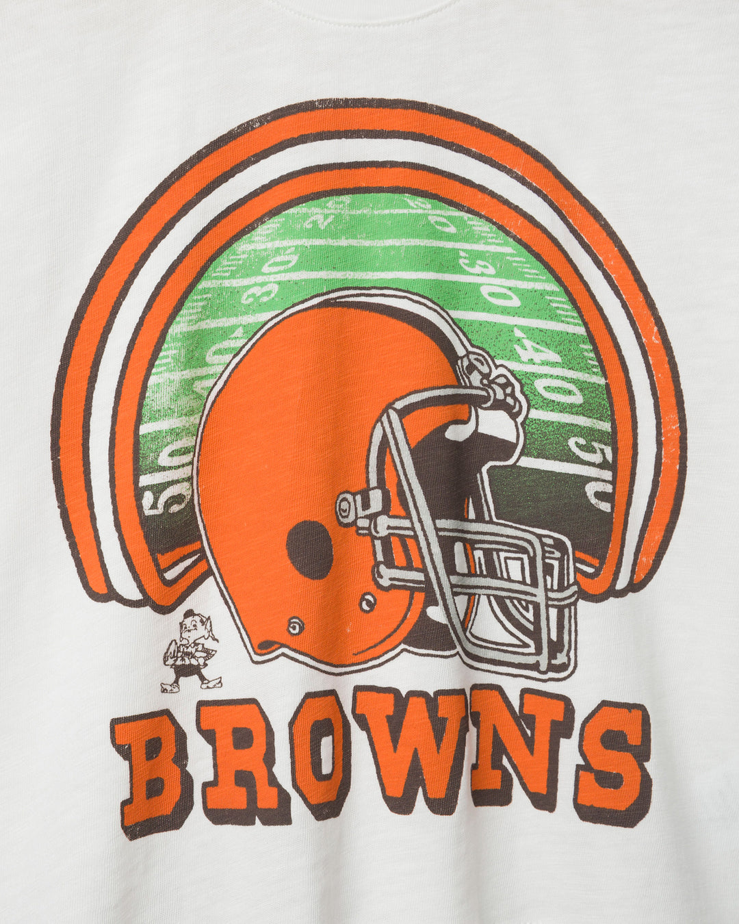 Women's Cleveland Browns Game Time Mock Neck Crop Tee