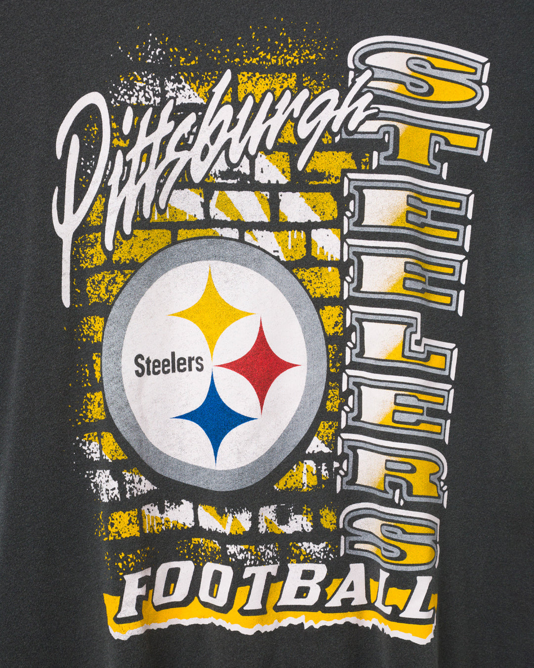 Women's Pittsburgh Steelers Brick Vintage Tee