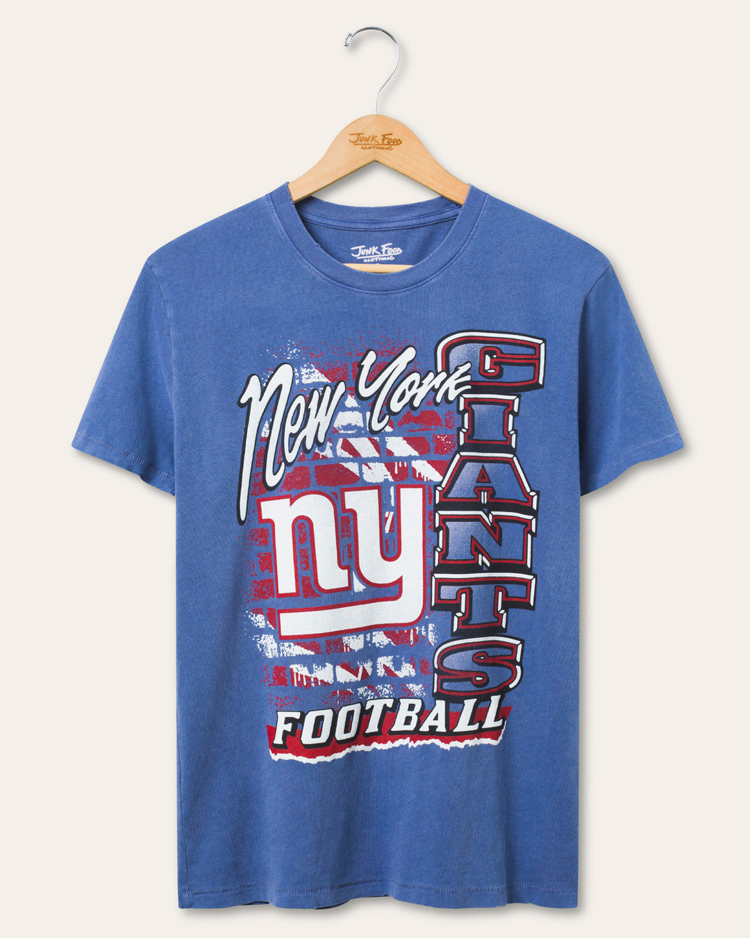 Women's New York Giants Brick Vintage Tee