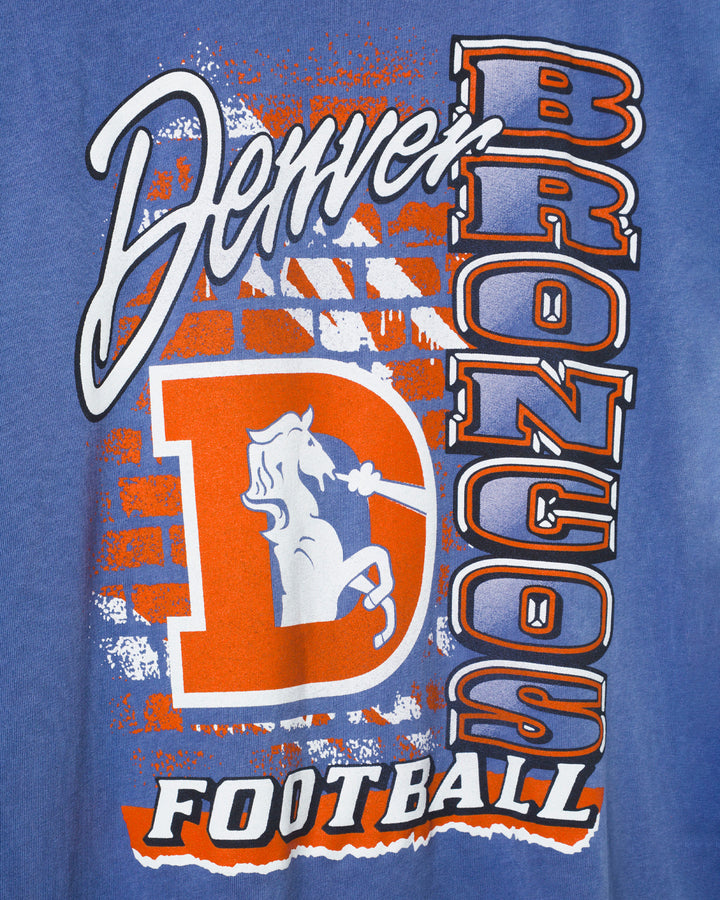Women's Denver Broncos Brick Vintage Tee