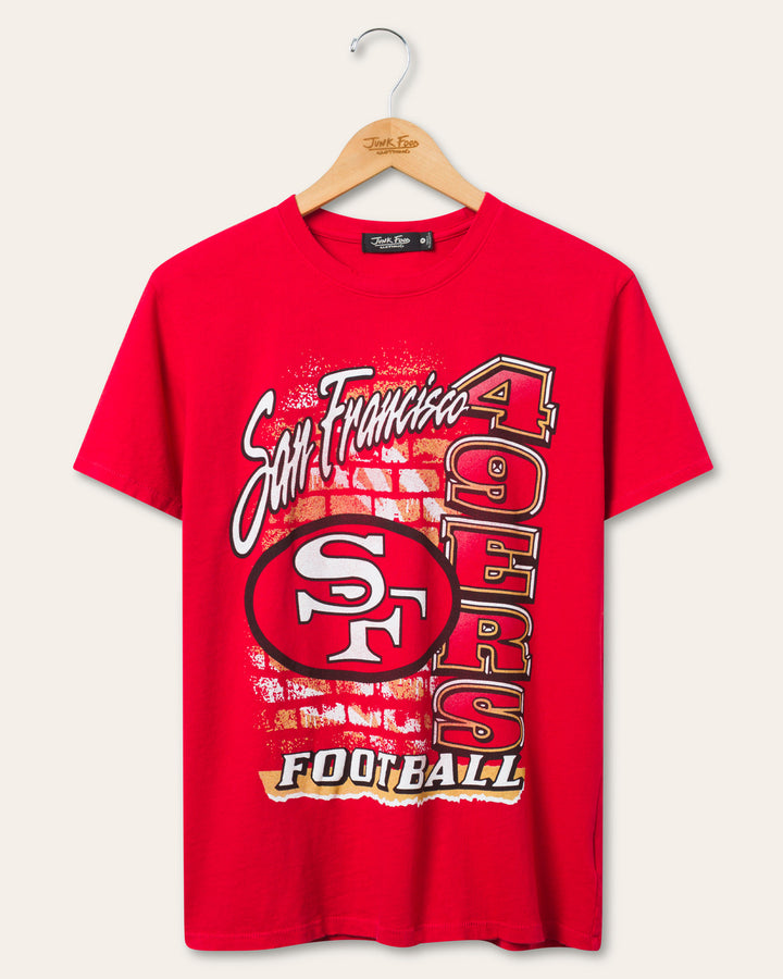Women's San Francisco 49ers Brick Vintage Tee