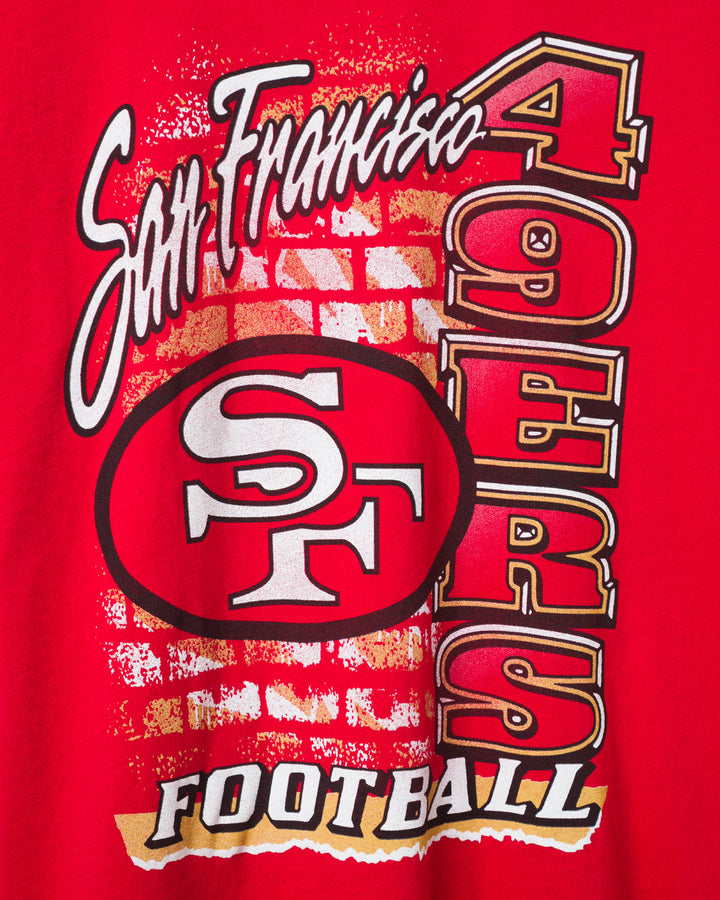 Women's San Francisco 49ers Brick Vintage Tee